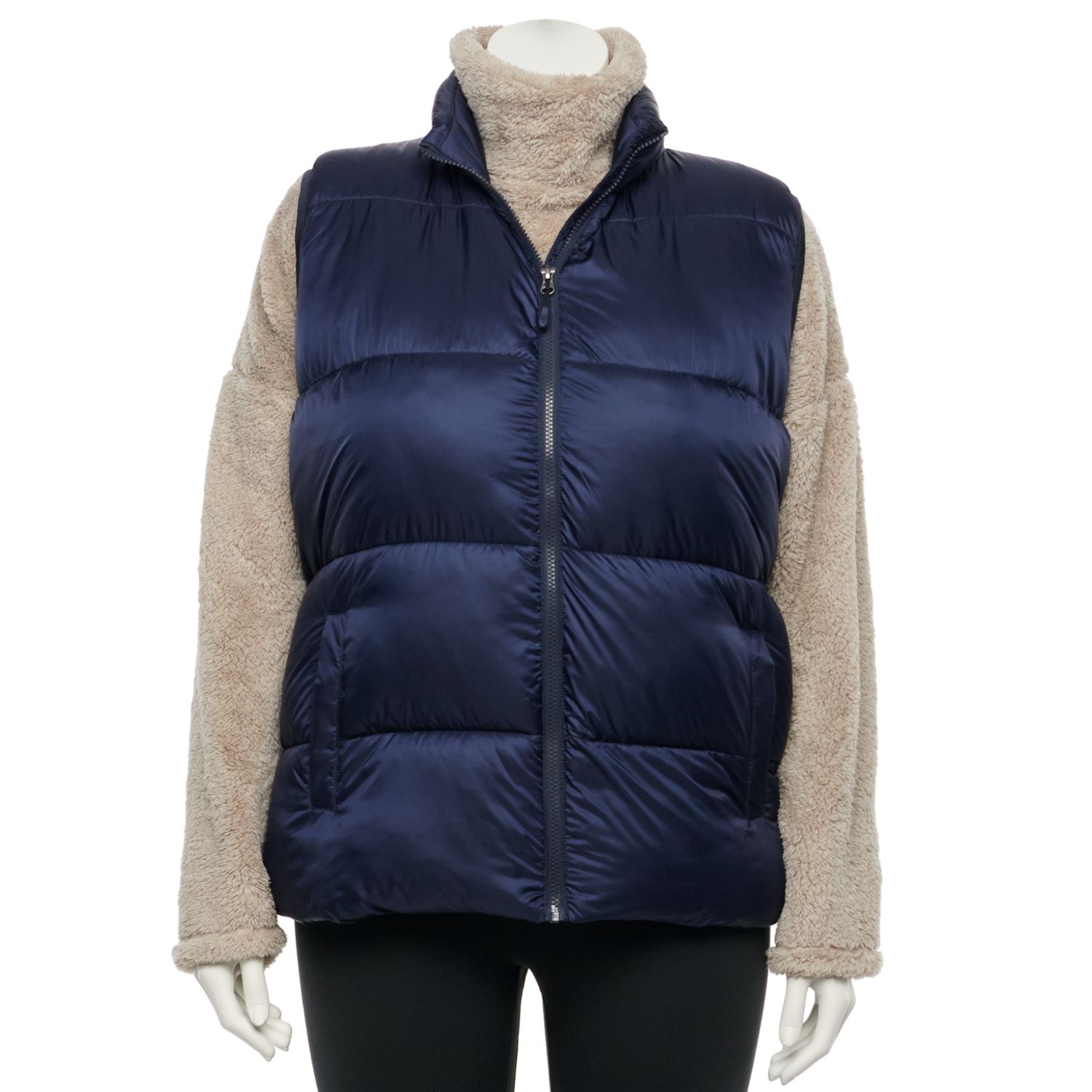 puffer vest plus