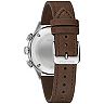 Bulova Men's Automatic Military Style Leather Strap Watch - 96A245K