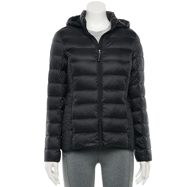 Women's heatkeep hooded on sale packable puffer down jacket