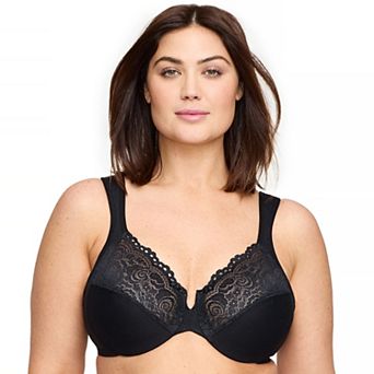 Plus Size Glamorise Full-Figure Wonderwire Back Close Bra 1240