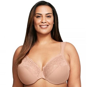 Plus Size Glamorise Full-Figure Wonderwire Back Close Bra 1240