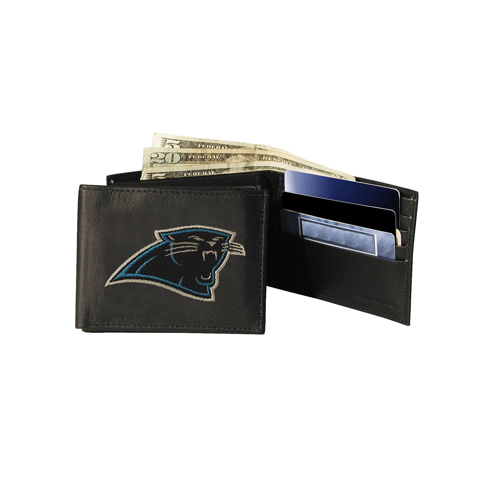 Carolina Panthers Bifold Wallet, Blue