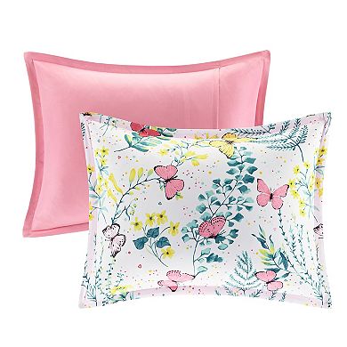 Mi Zone Kids Caroline Printed Butterfly Comforter and Sham Set