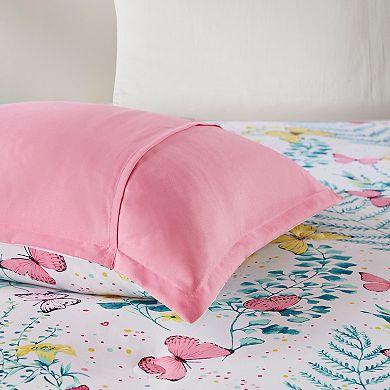 Mi Zone Kids Caroline Printed Butterfly Comforter and Sham Set