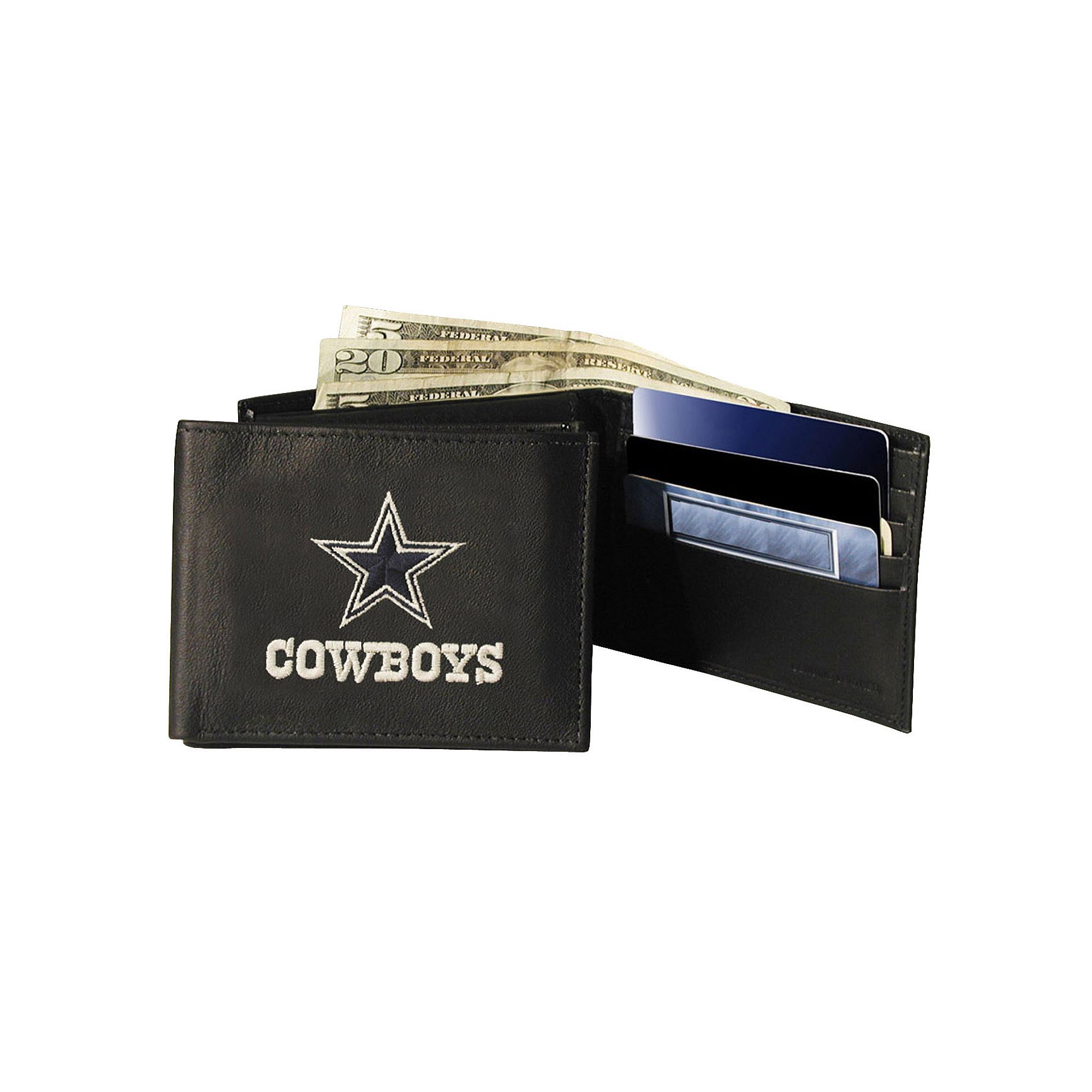 Dallas Cowboys Bifold Wallet, Silver
