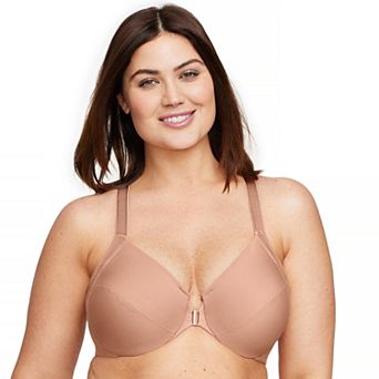 Plus Size Glamorise Full-Figure Front Close Wonderwire Bra With Smoothing Back 1247