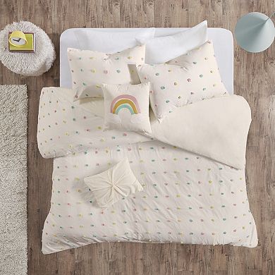 Urban Habitat Kids Ensley Cotton Jacquard Pom Pom Duvet Cover Set