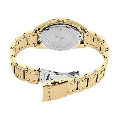 Seiko Men's Essentials Gold Tone Stainless Steel Watch - SUR314