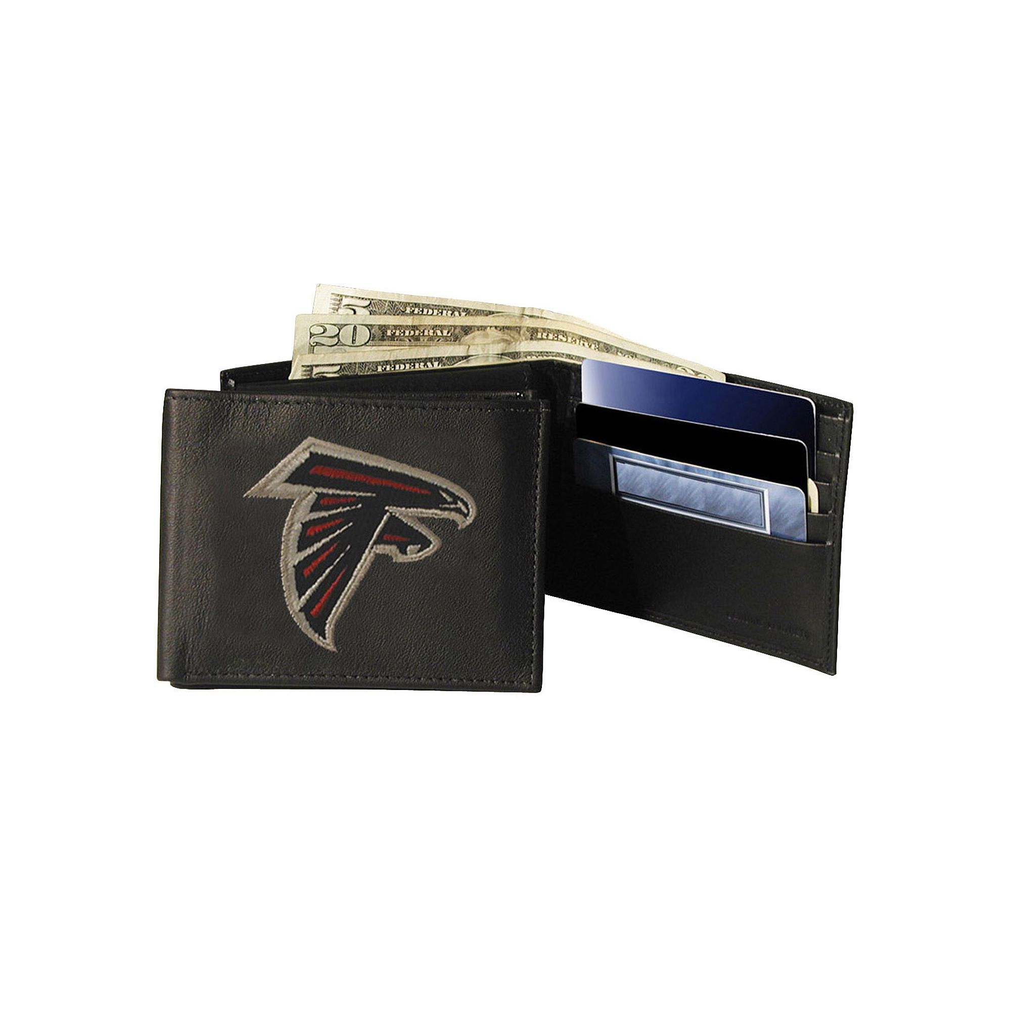Atlanta Falcons Bifold Wallet, Black