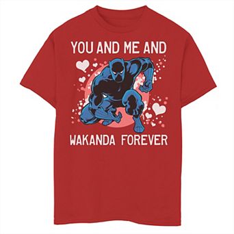 Boys 8-20 Marvel Black Panther You And Me Valentine Tee