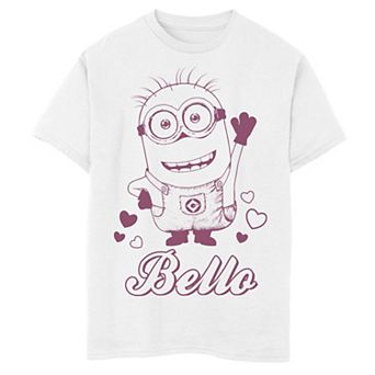 Boys 6-20 Despicable Me Minions Phil Says Bello Tee
