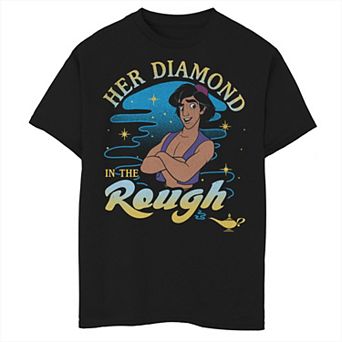 Disney's Aladdin Boys 8-20 Her Diamond In The Rough Portrait Tee
