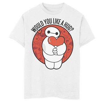 Disney's Big Hero 6 Baymax Boys 8-20 Hug Valentine's Tee