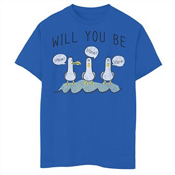 Disney / Pixar's Finding Nemo Boys 8-20 Valentine's Day Seagulls Be Mine Tee