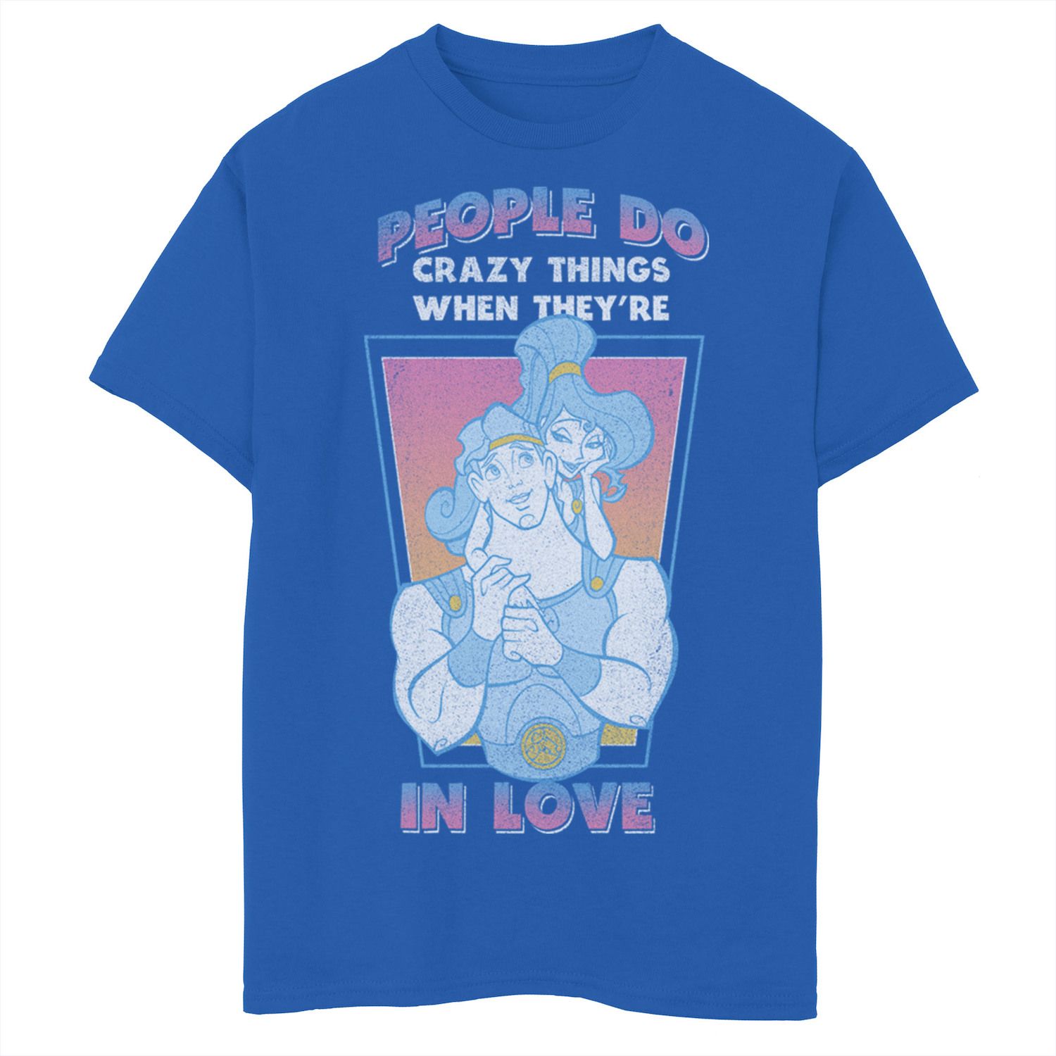 Image for Disney Boys 8-20 Hercules Megara Vintage Love Quote Fleece Tee at Kohl's.