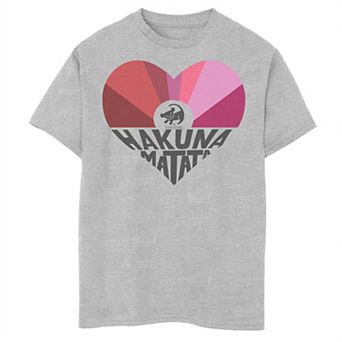 Disney's The Lion King Simba Boys 6-20 Hakuna Matata Heart Tee