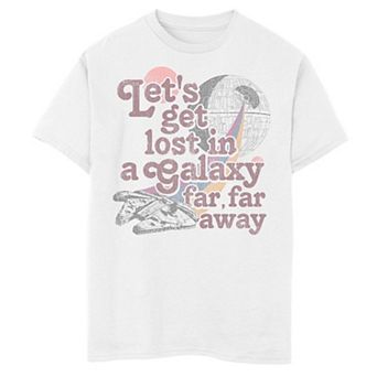 Boys 6-20 Star Wars Let's Get Lost Far Far Away Tee