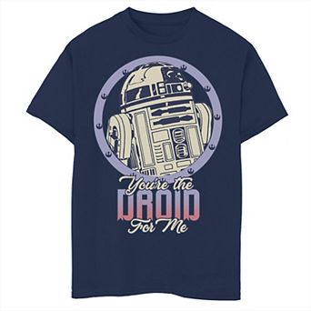 Boys 8-20 Star Wars R2-D2 Droid For Me Valentine's Tee
