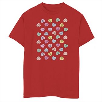 Boys 8-20 Star Wars Candy Hearts Love Valentine's Day Tee