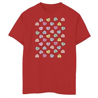 Boys 8-20 Star Wars Candy Hearts Love Valentine's Day Tee