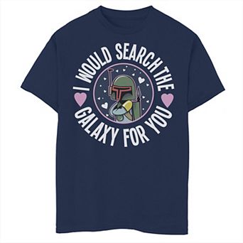 Boys 6-20 Star Wars Valentines Search The Galaxy For You Tee