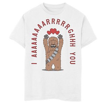 Boys 8-20 Star Wars Chewbacca I Argh You Tee
