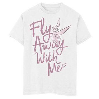 Disney's Peter Pan Tinker Bell Boys 8-20 Fly Away With Me Portrait Graphic Tee