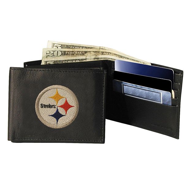 4 Brown NFL Pittsburgh Steelers Trifold Wallet