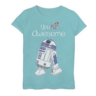 Girls 7-16 Star Wars R2-D2 Your'e Awesome Graphic Tee