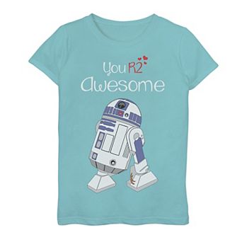 Girls 7-16 Star Wars R2-D2 Your'e Awesome Graphic Tee