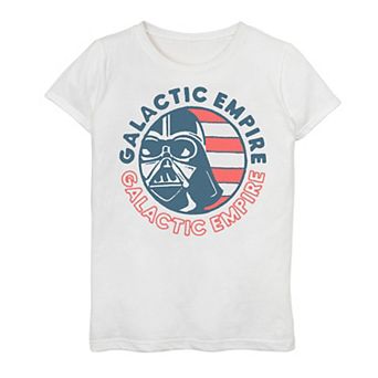 Girls 7-16 Star Wars Vader Galactic Empire Lest Chest Graphic Tee
