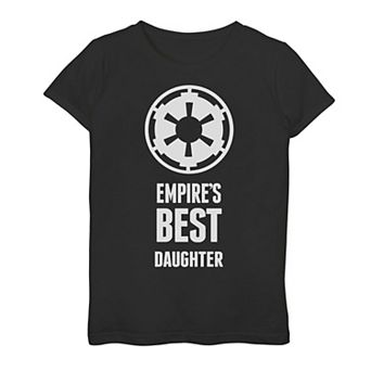Girls 7-16 Star Wars Empire's Best Daughter Empire Logo Graphic Tee
