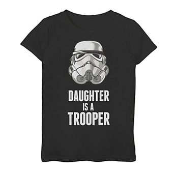 Girls 7-16 Star Wars Stormtrooper Daughter Is A Trooper Graphic Tee