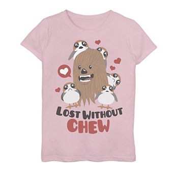 Girls 7-16 Star Wars Chewbacca Lost Without Chew Tee
