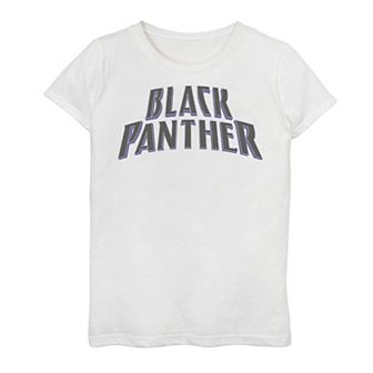 Girls 7-16 Marvel Black Panther Movie Logo Tee