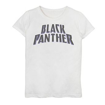 Girls 7-16 Marvel Black Panther Movie Logo Tee