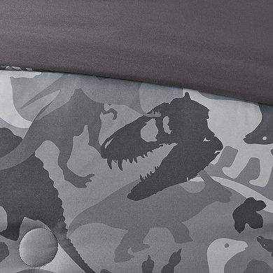 Mi Zone Kids Carter Printed Dino Camo Comforter Set