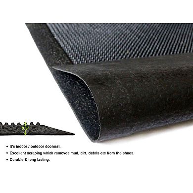 RugSmith Moulded Rubber Doormat