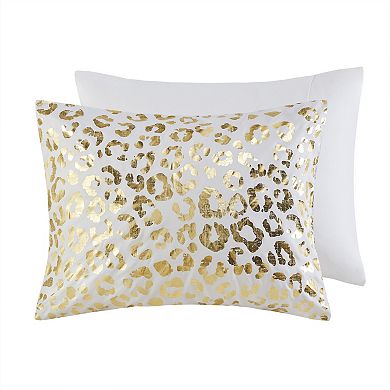 Intelligent Design Serena Metallic Animal Printed Comforter and Coordinating Pillows