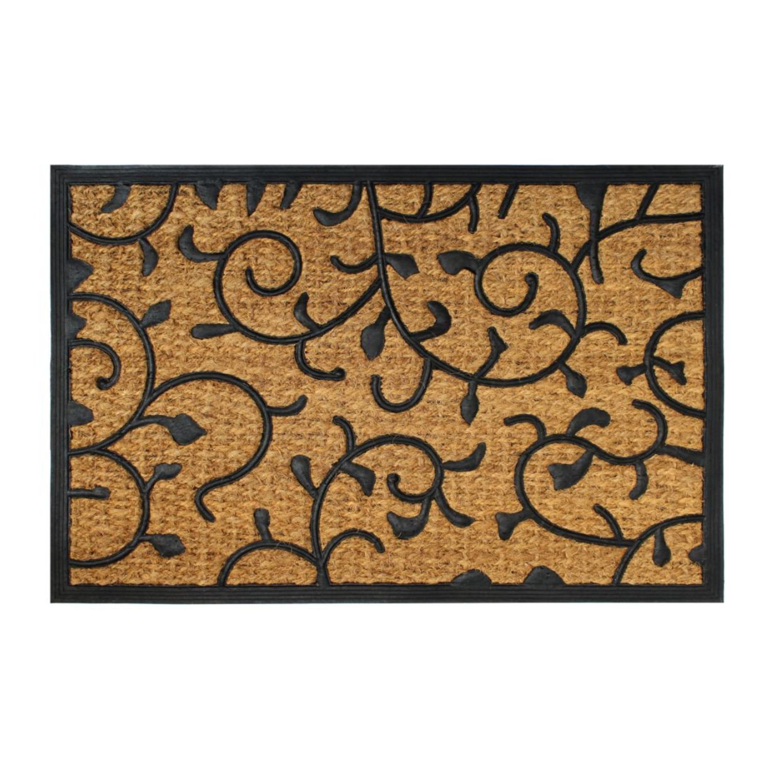 Plain Coco Coir Door Mat, Bare Natural Unadorned Doormat for Outdoor  Entries, Suitable for Inside and Outside Use for Cleaning Men's and Women's  Sandals, Shoes, and Boots (30x17 in)