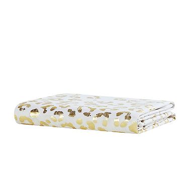 Intelligent Design Serena Metallic Animal Printed Duvet Cover Set with Coordinating Pillows
