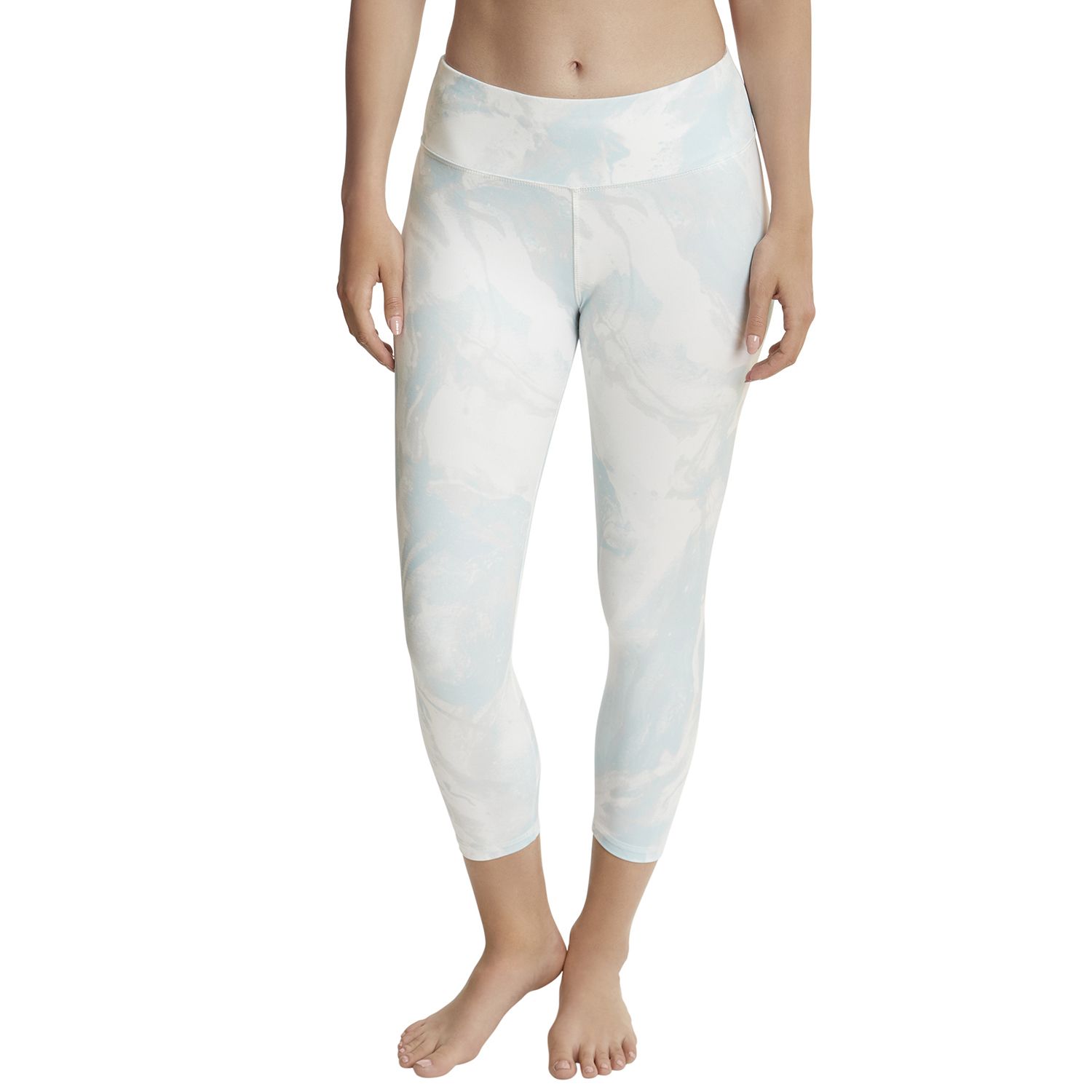 jockey active slim capri flare
