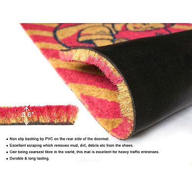 RugSmith Machine Tufted Girl PowerCoir Doormat