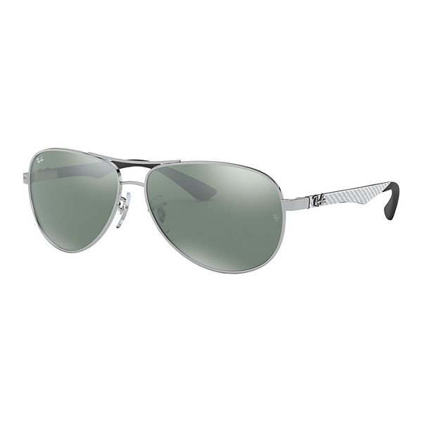 Women S Ray Ban Rb13 58mm Mirrored Double Brow Bar Aviator Sunglasses