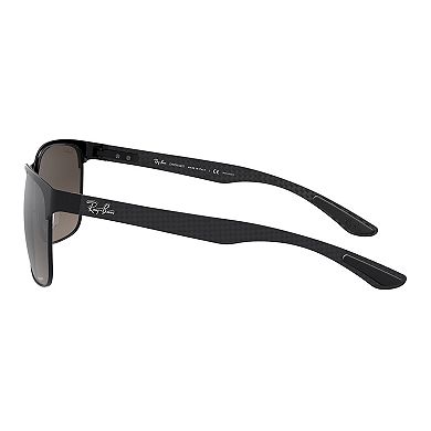 Women's Ray-Ban RB8319CH 60mm Chromance Rectangle Sunglasses