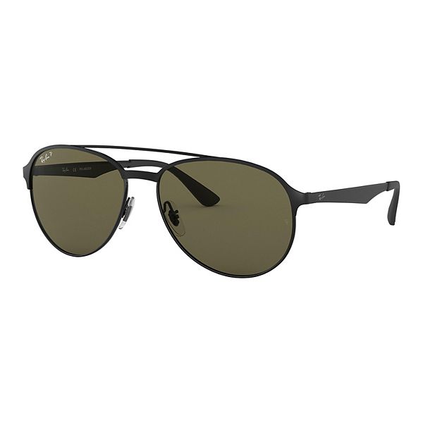 Women's RayBan RB3606 59mm Polarized Aviator Sunglasses