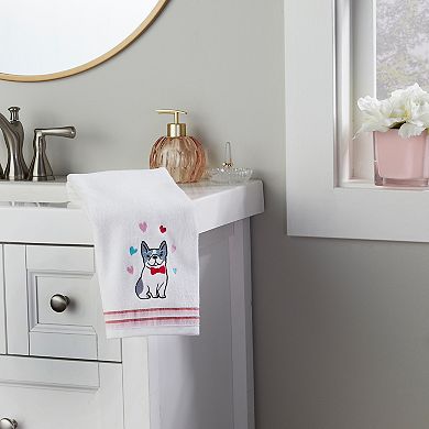 SKL Home 2-pack Puppy Love Hand Towel Set