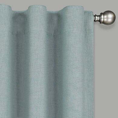 eclipse Absolute Zero Nora Solid 100% Blackout 1-Panel Window Curtain