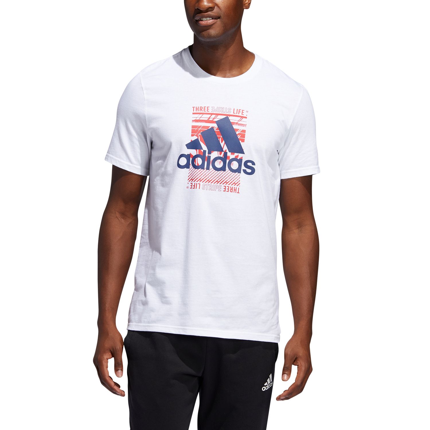 adidas men's badge of sport graphic tee