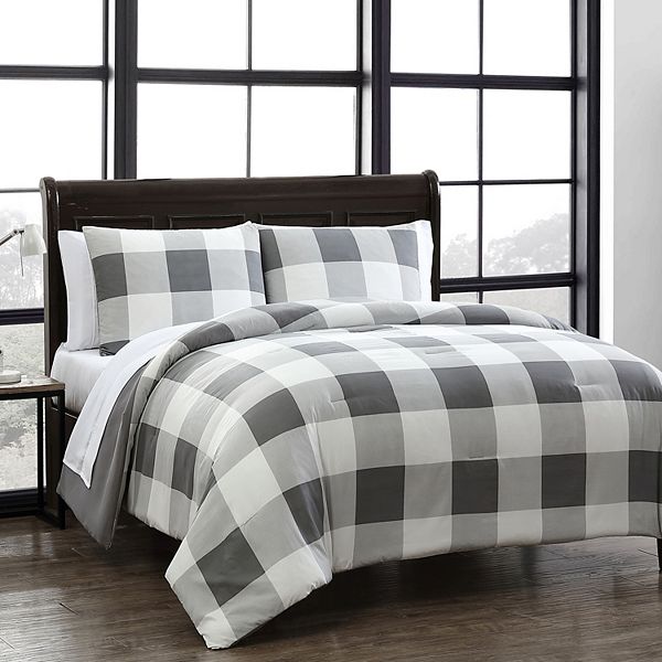 plaid bedding